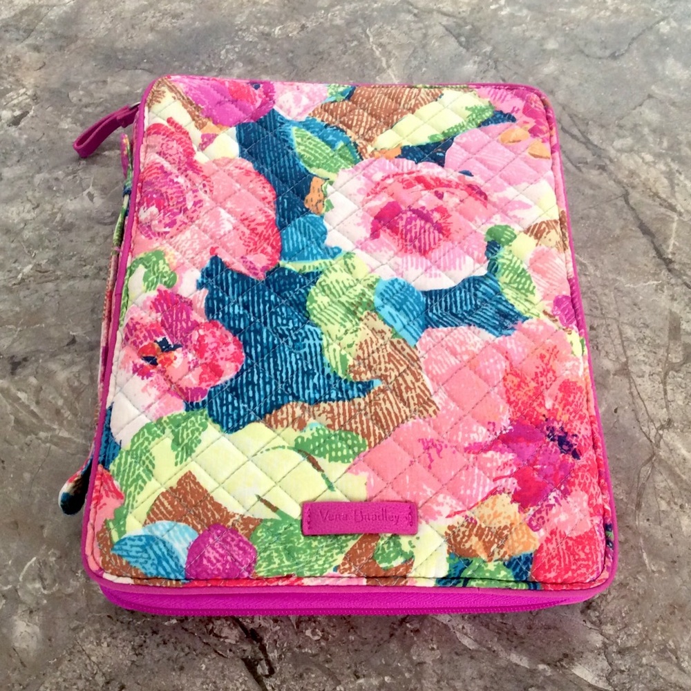 Vera Bradley Superbloom Tablet Tamer Organizer